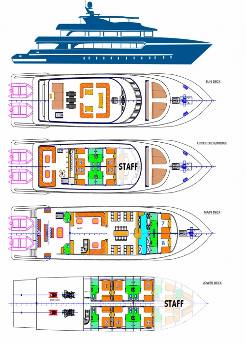 Blue force 3 deck plan