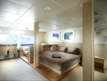 stateroom cabin on board liveaboard indoneisa