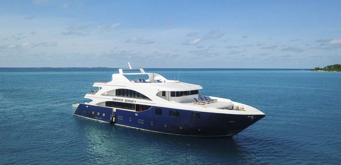 Emperor Serenity dive boat Maldives