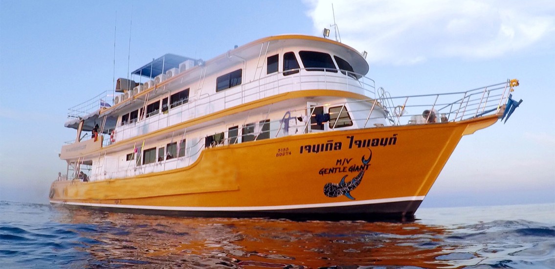 Gentle Giant Liveaboard Similan Islands Thailand