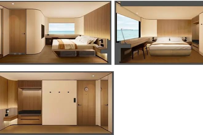 Upper Deck Double Bed Premium Cabin