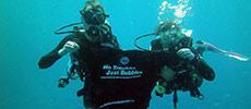 No troubles just bubbles T shirt underwater